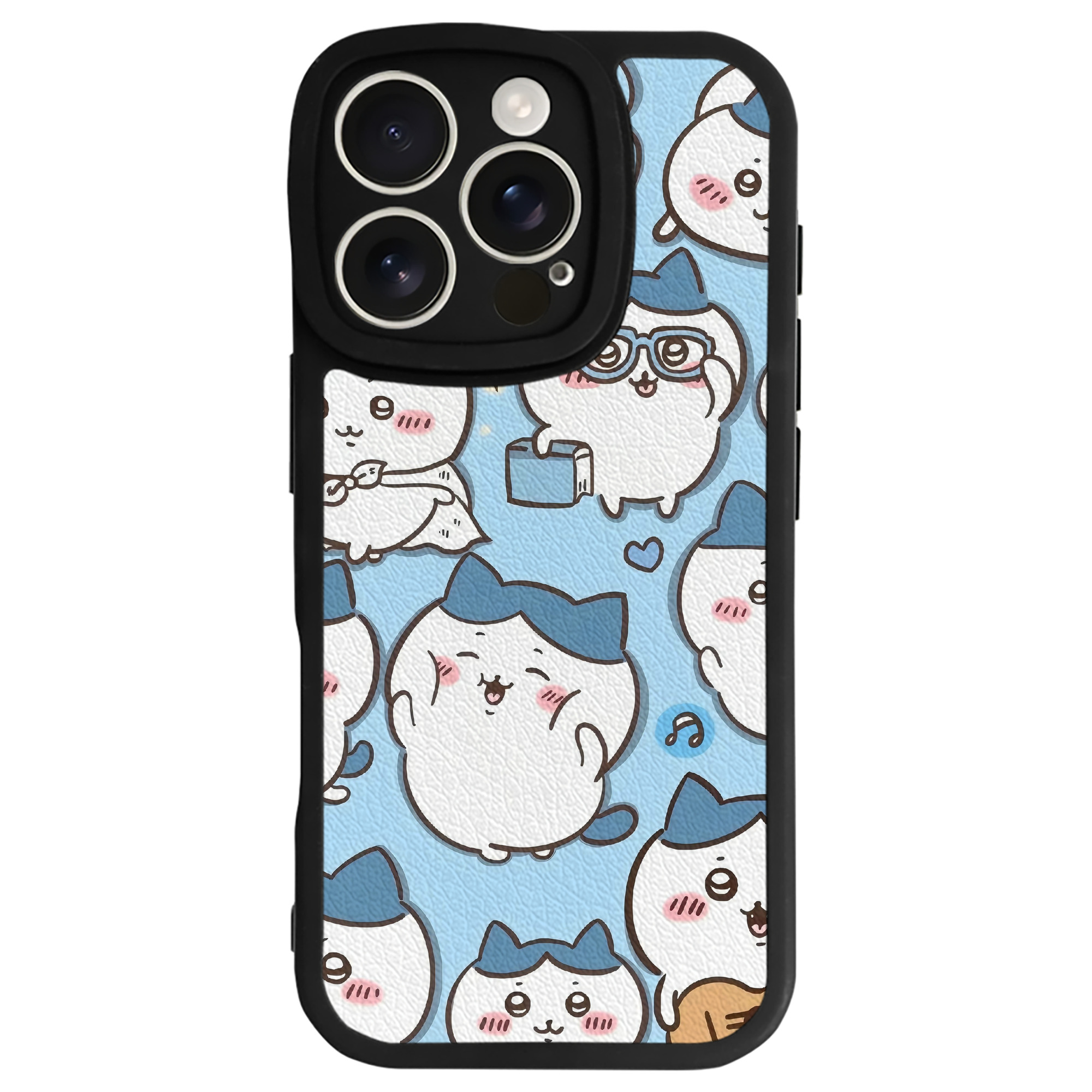 （画像用） ちいかわ Chii-kawa 【iPhone 16シリーズ対応】シリコンスマホケース（レザー調） 材質：シリコン